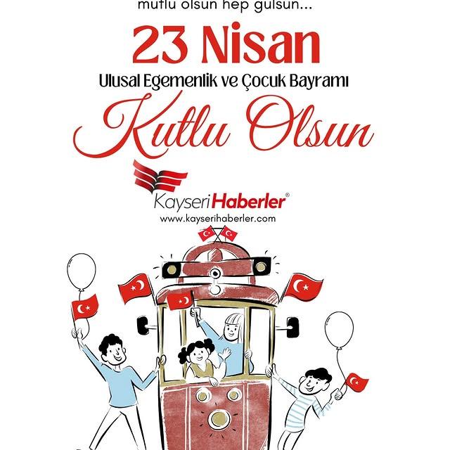 Kayseri'de 23 Nisan Coşkusu Yaşandı