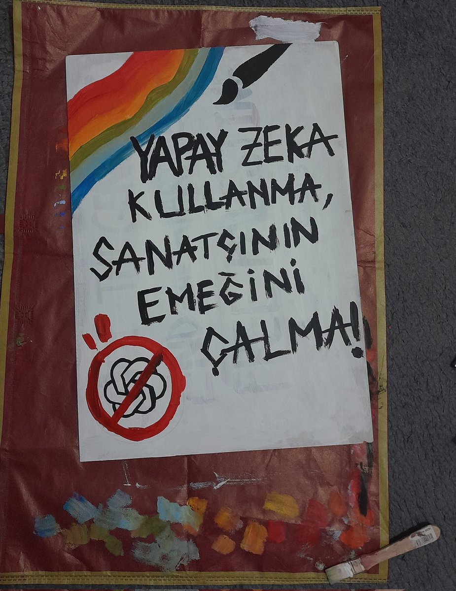 Sanatçı, Yapay Zeka Tarafından Üretilen Görsellerin Sanat Emeğini Çaldığını İfade Eden Çalışmasını Paylaştı