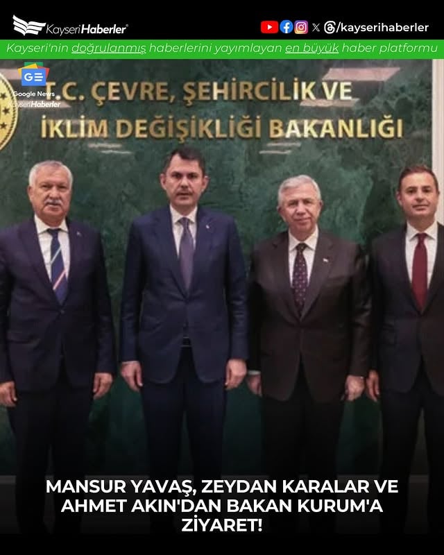 Bakan Kurum, Belediyelerle İş Birliğine Vurgu Yaptı