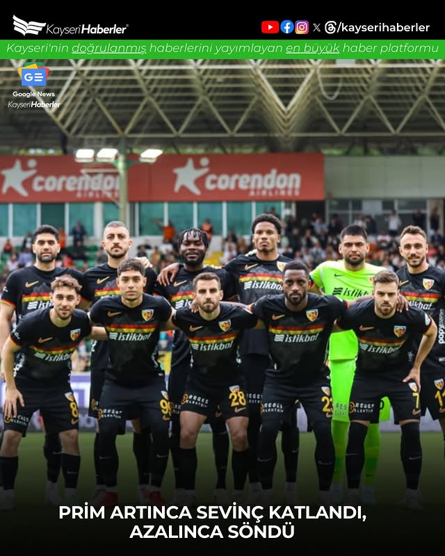 Kayseri Futbol Takımında Prim Sistemi Oyuncuların Motivasyonunu ve Sevinçlerini Etkiliyor