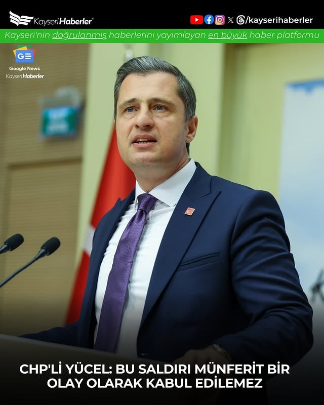 CHP Genel Başkanı Özgür Özel'e Yönelik Saldırıya Sert Tepki: 