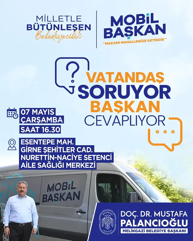 Kayseri Melikgazi Belediyesi, Vatandaşlarla Buluşuyor: