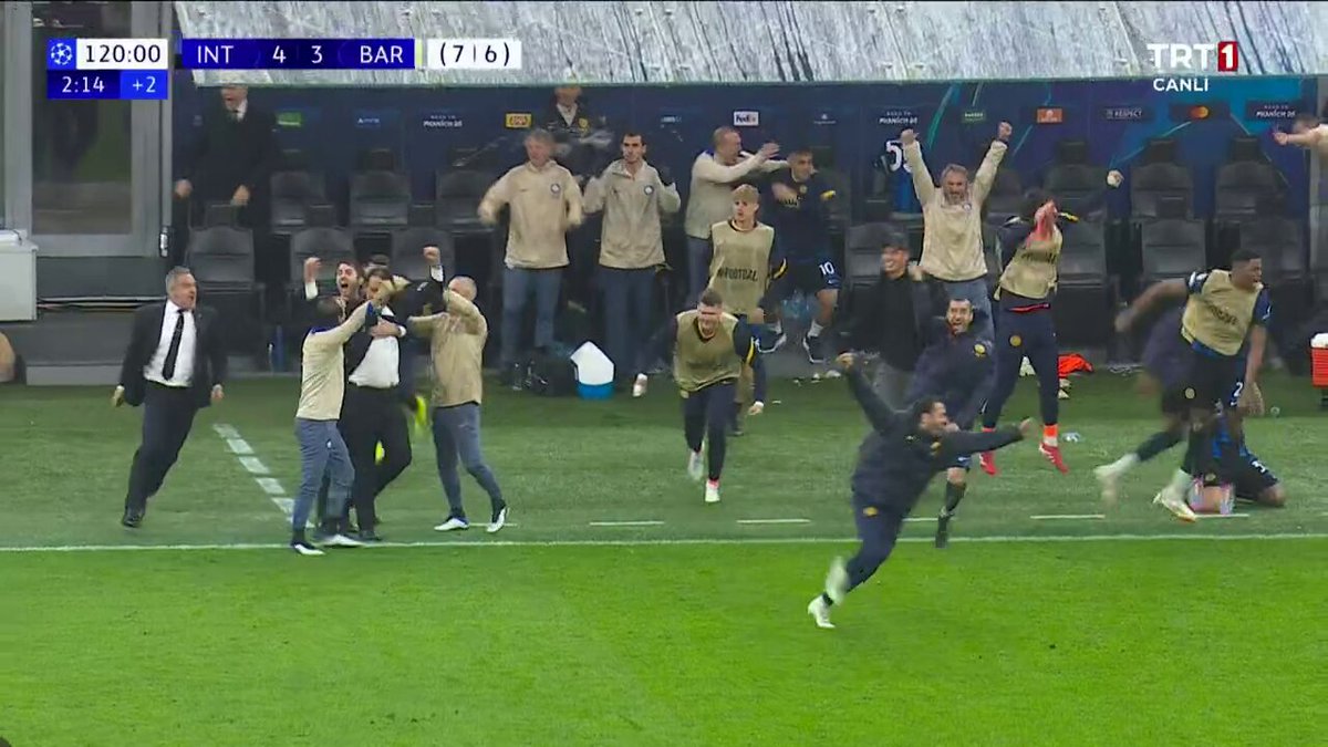 Inter, Tarihi Bir Galibiyetle Şampiyonlar Ligi Finaline Yükseldi