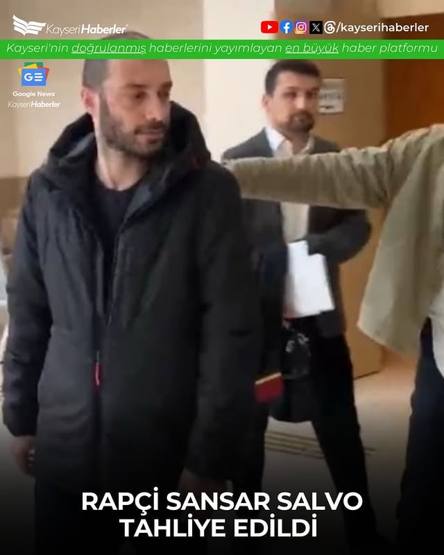 Rapçi Ekin Can Arslan (Sansar Salvo) Basit Yaralama Suçundan Hapis Cezası Aldı, Tahliye Edildi