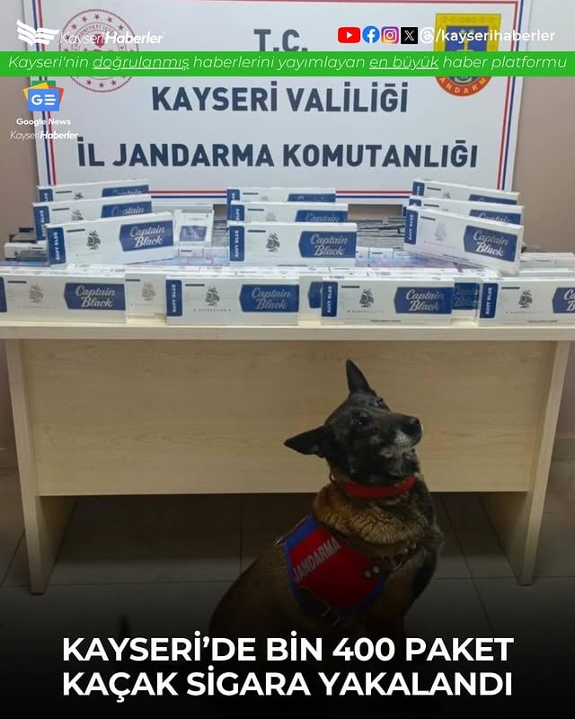 Kayseri'de Kaçak Sigara Olayı: Jandarma Tırda Bin 400 Paket Ele Geçirdi