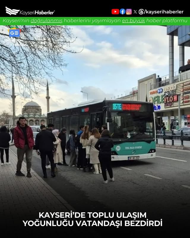 Kayseri'de Toplu Taşıma Sorunu Derinleşiyor: Vatandaşlar Sefer Artışı Talep Ediyor