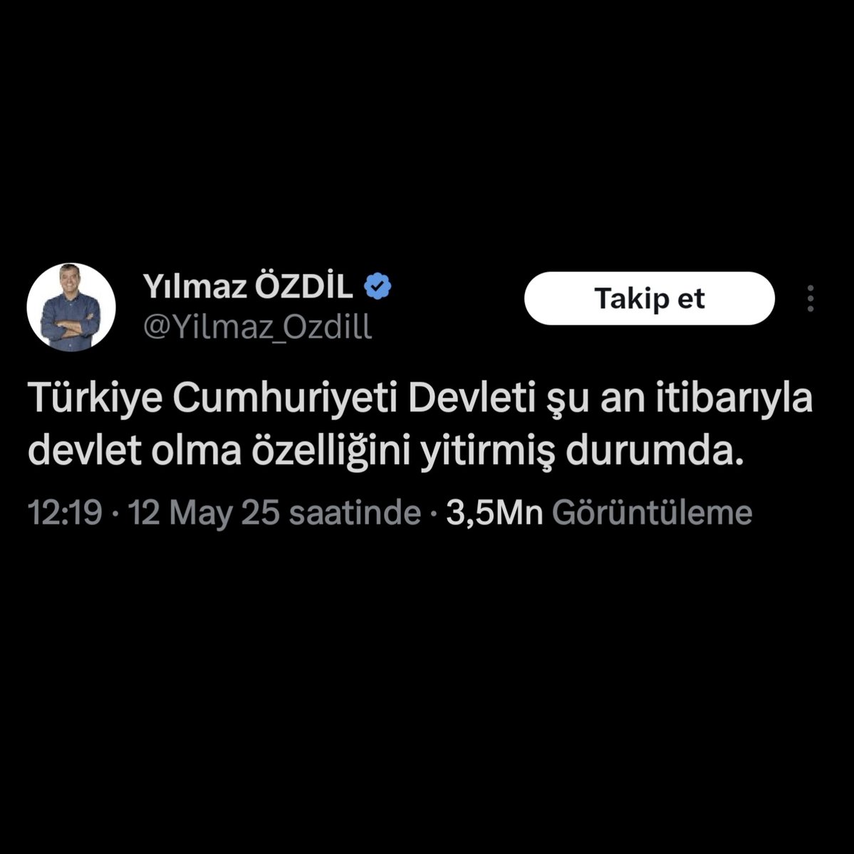 Yılmaz Özdil Hakkında 'Devleti Aşağılama' Soruşturması Başlatıldı