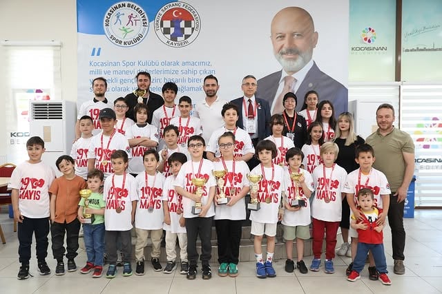 Kocasinan'da 19 Mayıs Satranç Turnuvası Sonuçlandı
