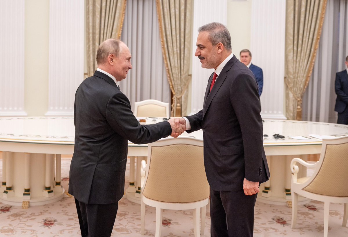 Dışişleri Bakanı Fidan, Putin Tarafından Kabul Edildi