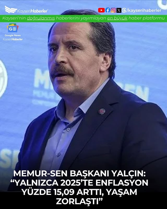 Mayıs Enflasyonu Memur-Sen'i Hareketlendirdi: Toplu Sözleşme Talebi