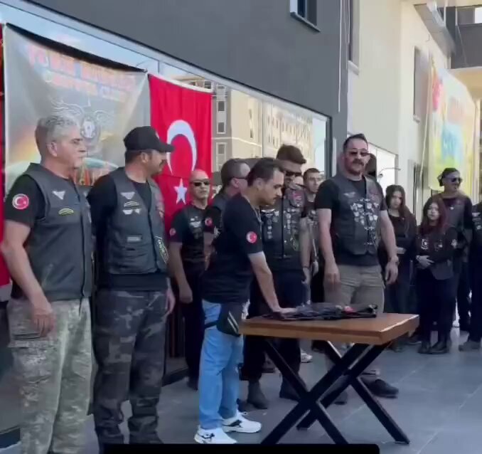 Osmaniye'de Motorcu Kulübü Üyeleri Yemin Töreniyle Göreve Başladı