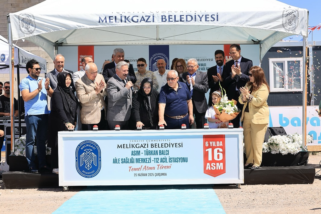 Talas Belediyesi Başkan Vekili Murat İlhan, Melikgazi'de Temel Atma Törenine Katıldı