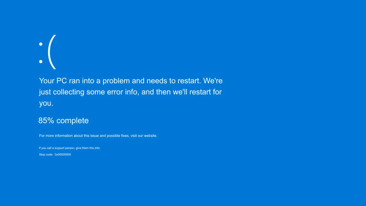 Microsoft 40 Yıl Sonra Mavi Ekranı Kaldırıyor: Sistem Çökme Ekranları Siyah Renk Olacak