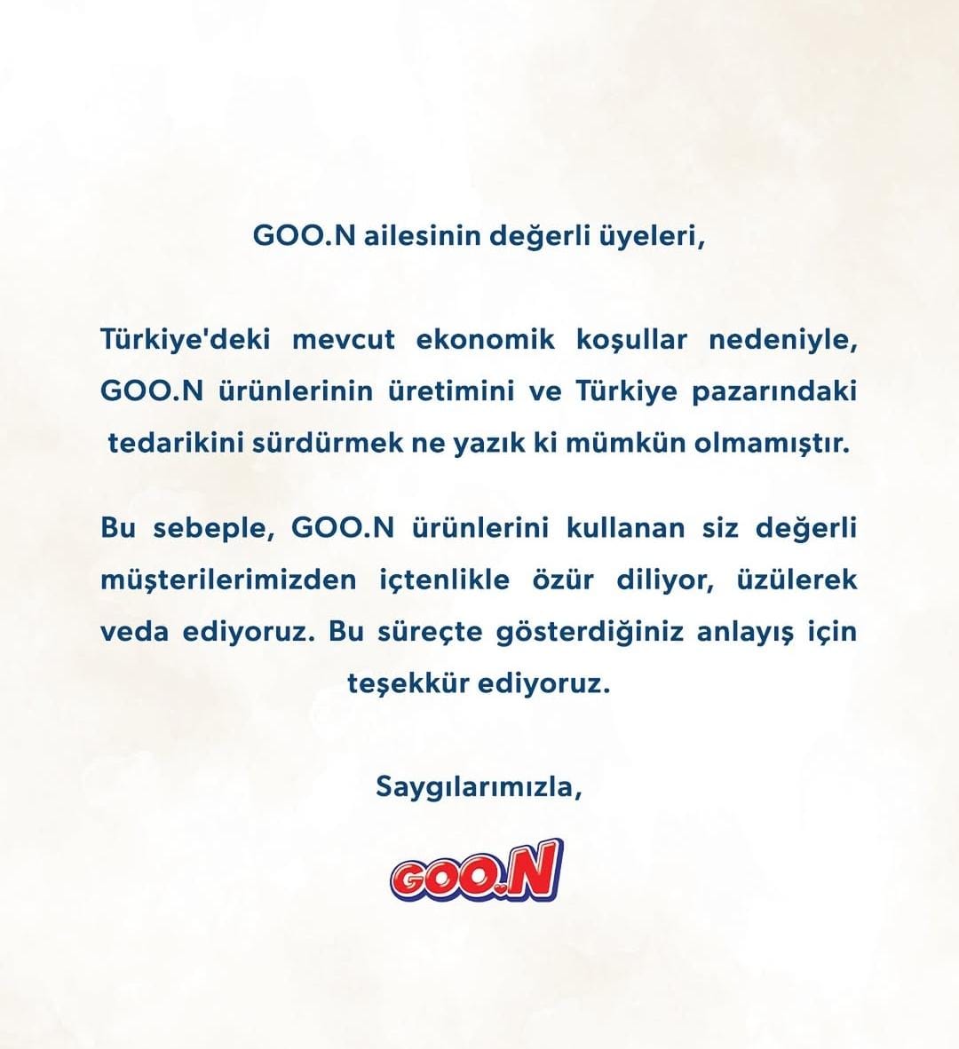 Japon Goo n Bebek Bezi Markası Türkiye Pazarına Veda Etti