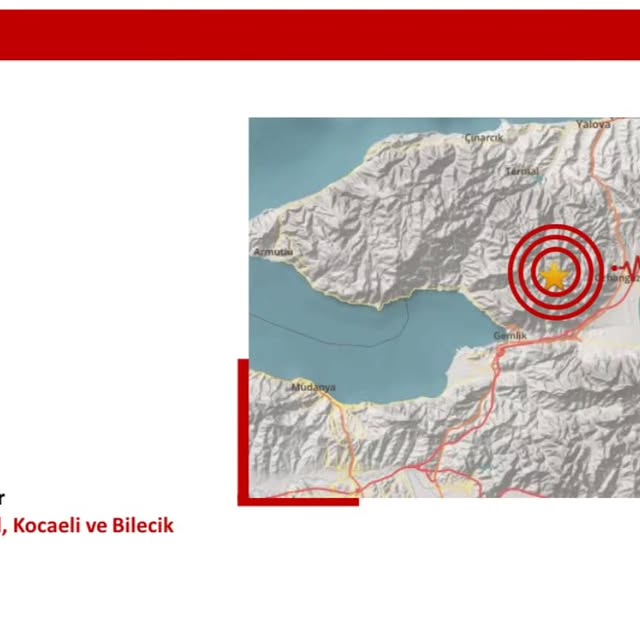 Bursa Gemlik'te 4.3 Büyüklüğünde Deprem