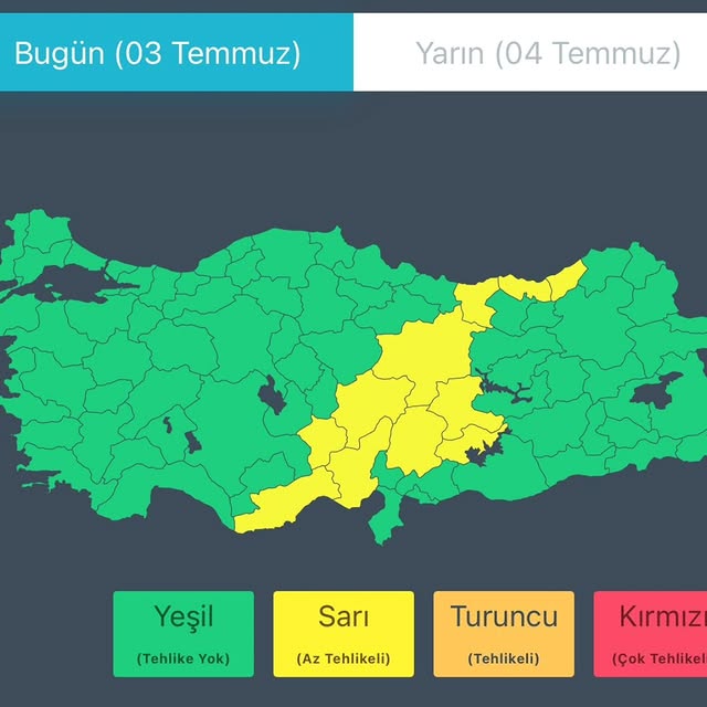 11 İlde Kuvvetli Rüzgar ve Sağanak Yağış Uyarısı: AFAD'dan Vatandaşlara Çağrı