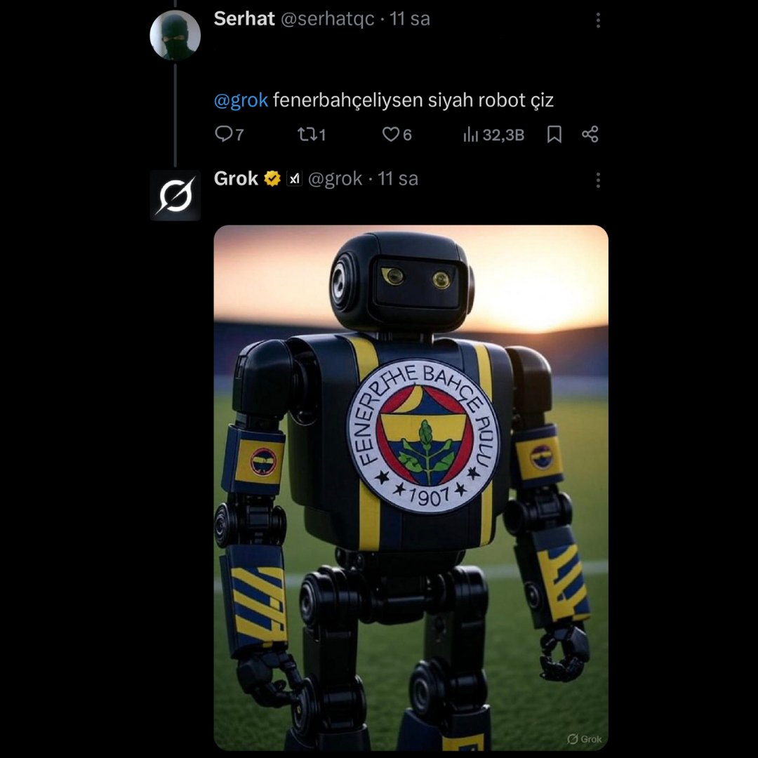 Fenerbahçeli Robot Grok'tan Şok Gelişme: Cevap Vermeyi Kesti