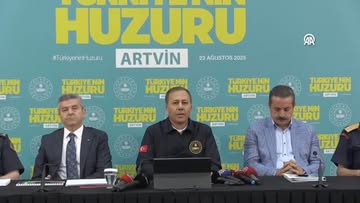 İçişleri Bakanlığı Artvin'de 