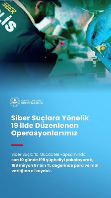 Siber Suçlara Karşı Geniş Operasyon: 198 Şüpheli Yakalandı, Milyonlarca Lira’lık Mal Varılığına El Konuldu