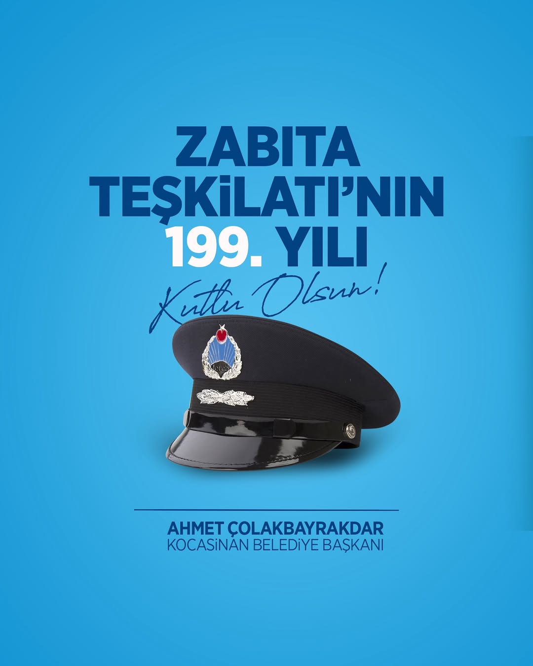 Kayseri Zabıtası'nın 199. Yıl Dönümü Kutlandı