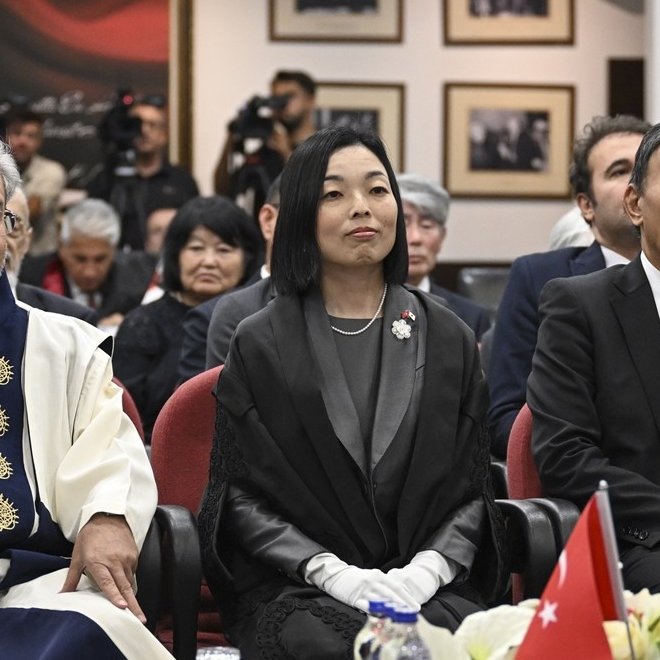 Japonya Prensesi Akiko Mikasa'ya Ankara Üniversitesi'nden Fahri Doktora Unvanı