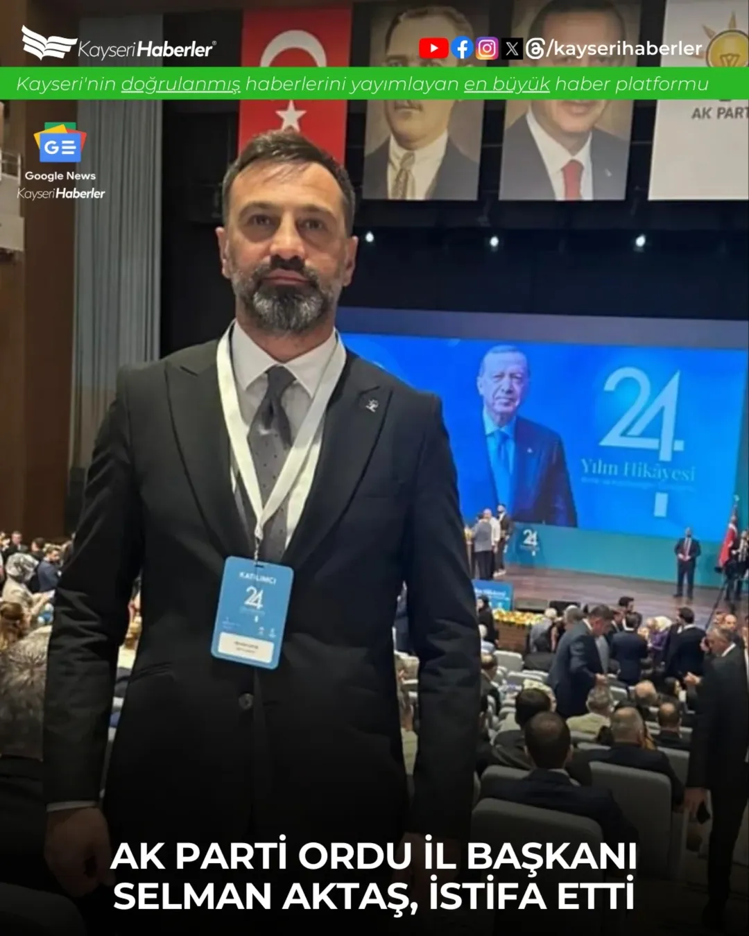 AKP'de İstifa Dalgası: Bitlis ve Ordu İl Başkanları Görevlerinden Ayrıldı