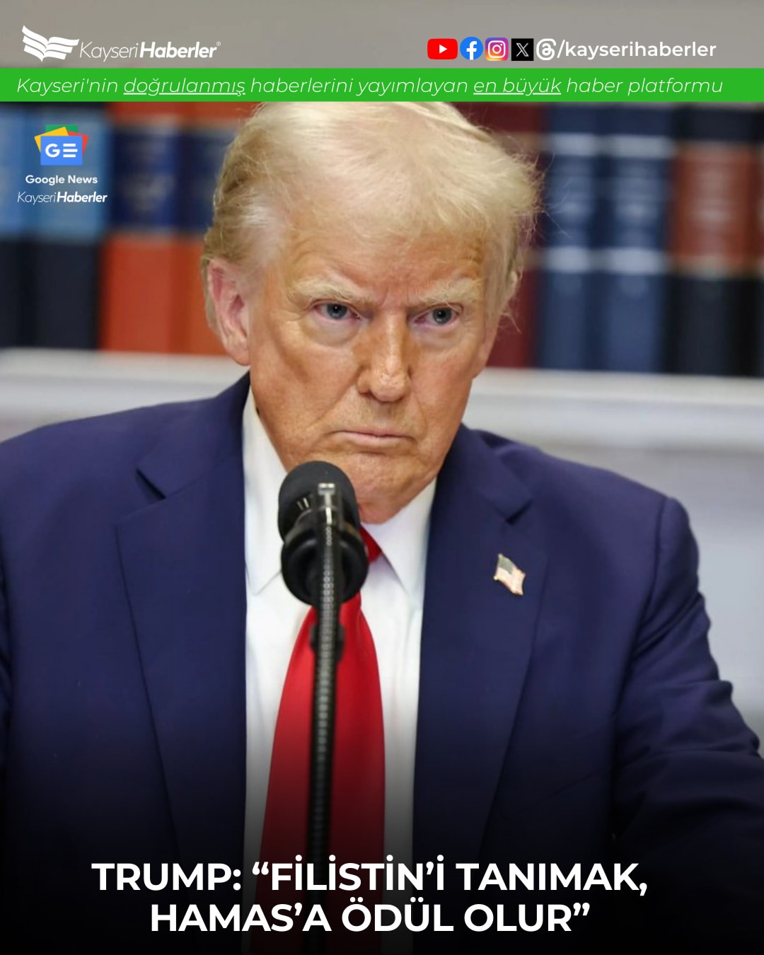 Trump'tan Filistin'e Sert Tepki ve Küresel Krizlere Çağrı