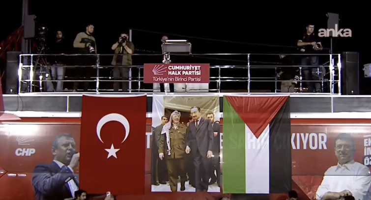 CHP İstanbul'da Filistin'e Destek Mitingi Düzenliyor