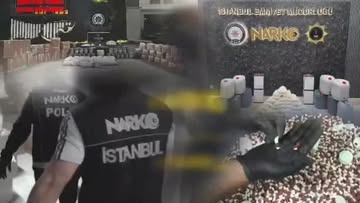 İstanbul'da Uyuşturucu Operasyonu: Tonlarca Madde ve Bir Milyon Hap Ele Geçirildi