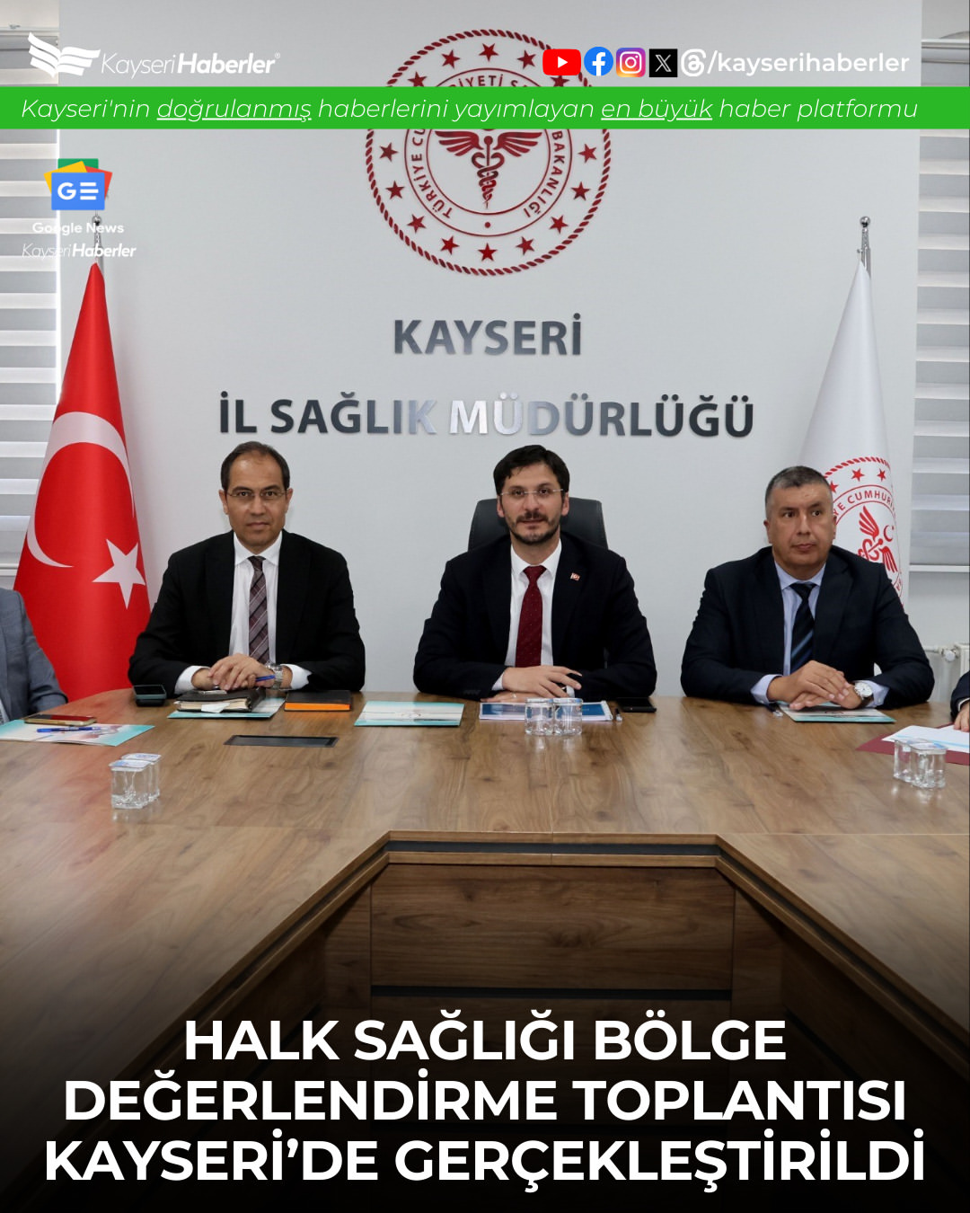 Kayseri'de Halk Sağlığı Hizmetleri Değerlendirme Toplantısı Yapıldı