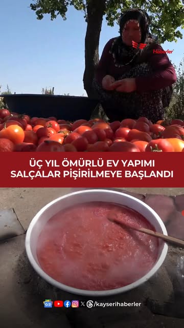 Ev Yapımı Salçanın Lezzeti ve Ekonomik Faydaları Sorgun'da Yaşıyor