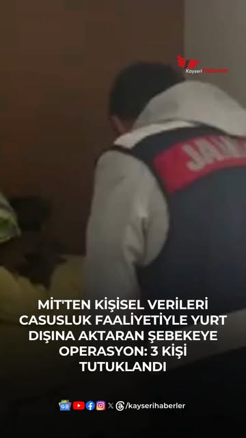 Kayseri'de Yasa Dışı Kişisel Veri Şebekesi Çökertildi