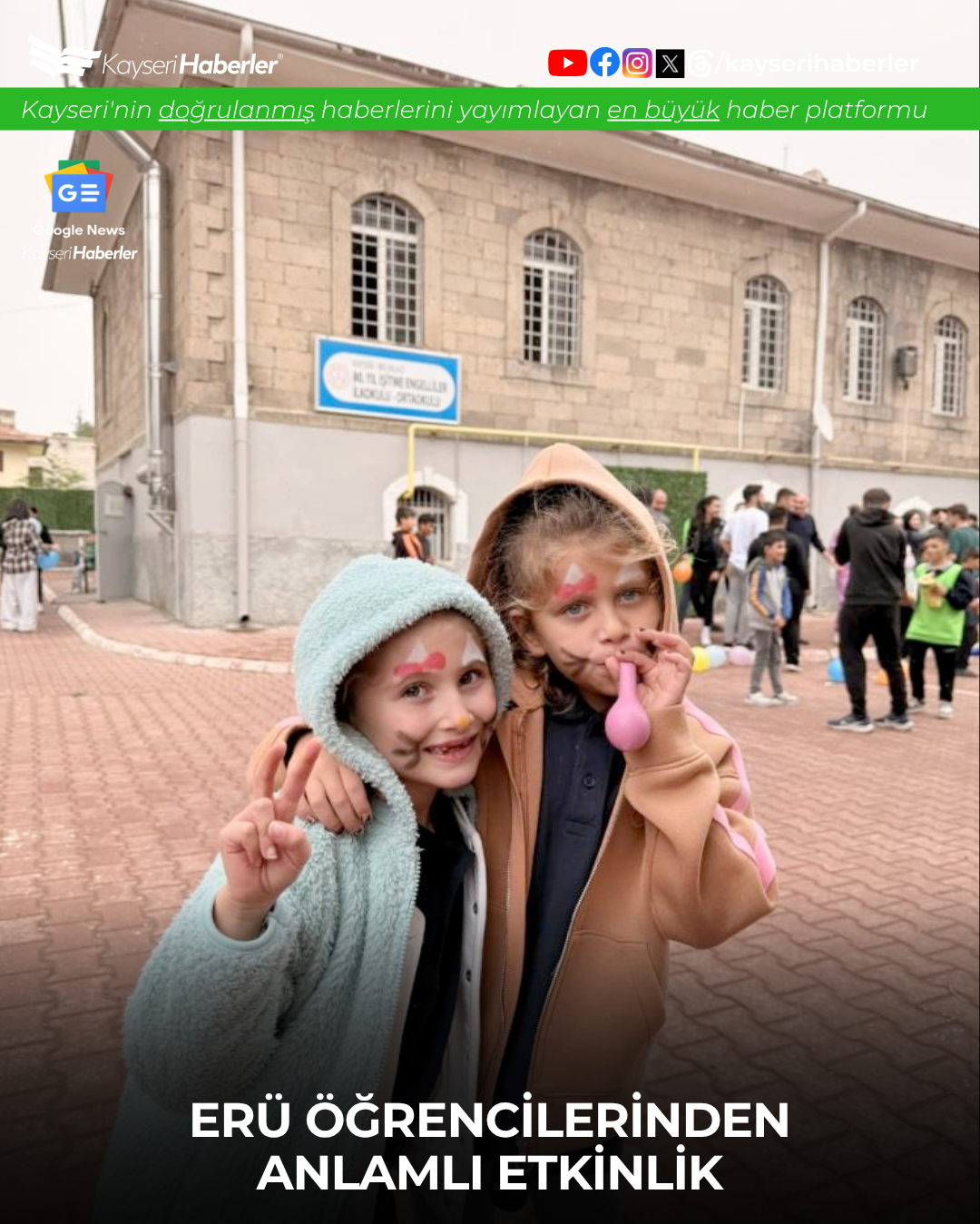 Kayseri'de İşitme Engelli Öğrenciler için 