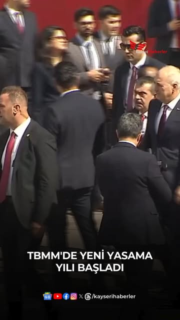 TBMM'de 28. Yasama Dönemi 4. Yasama Yılı Törenle Açıldı