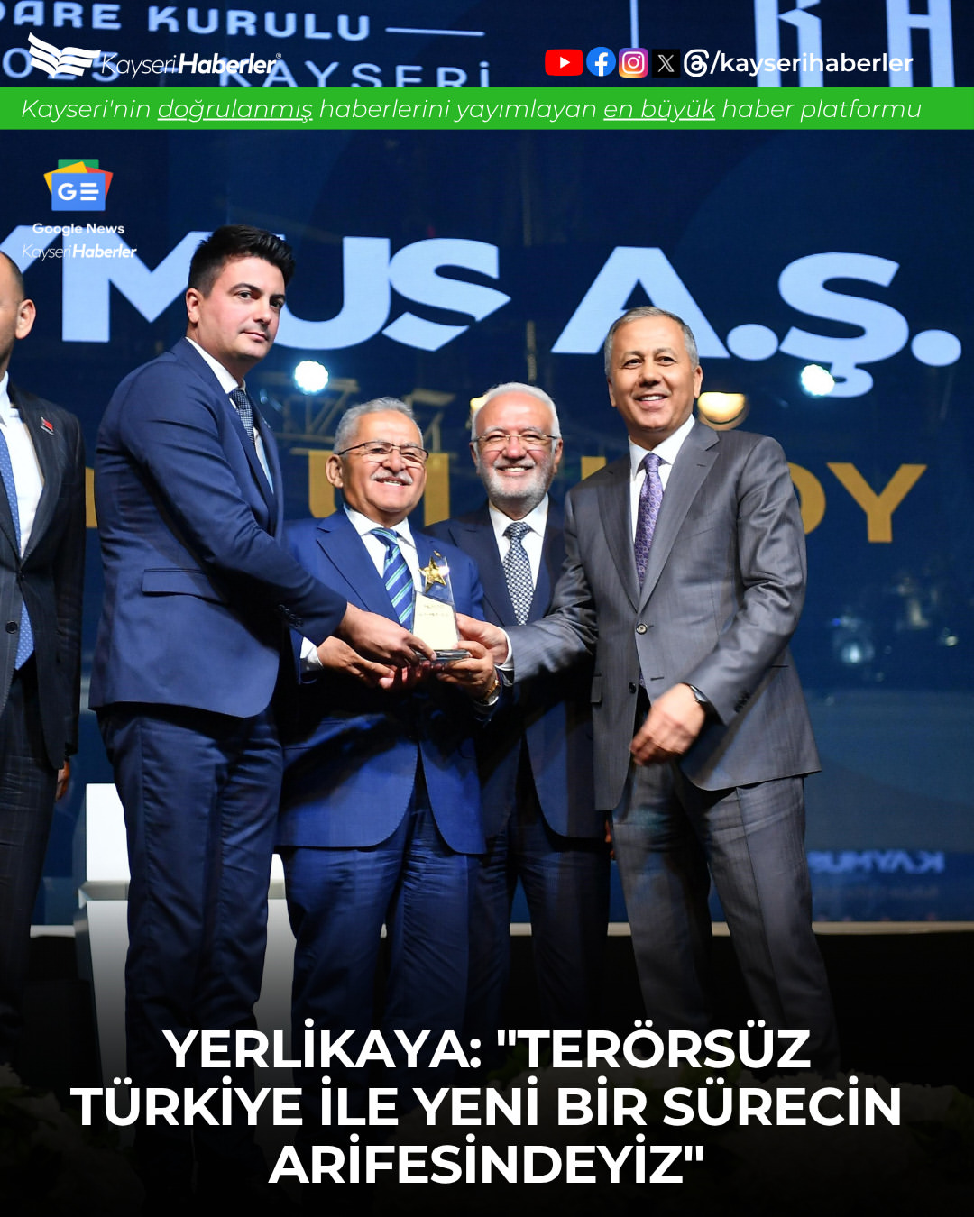 Kayseri'de MÜSİAD Toplantısı: Terörsüz Türkiye ve 5 Milyar Dolar İhracat Hedefi Konuşuldu