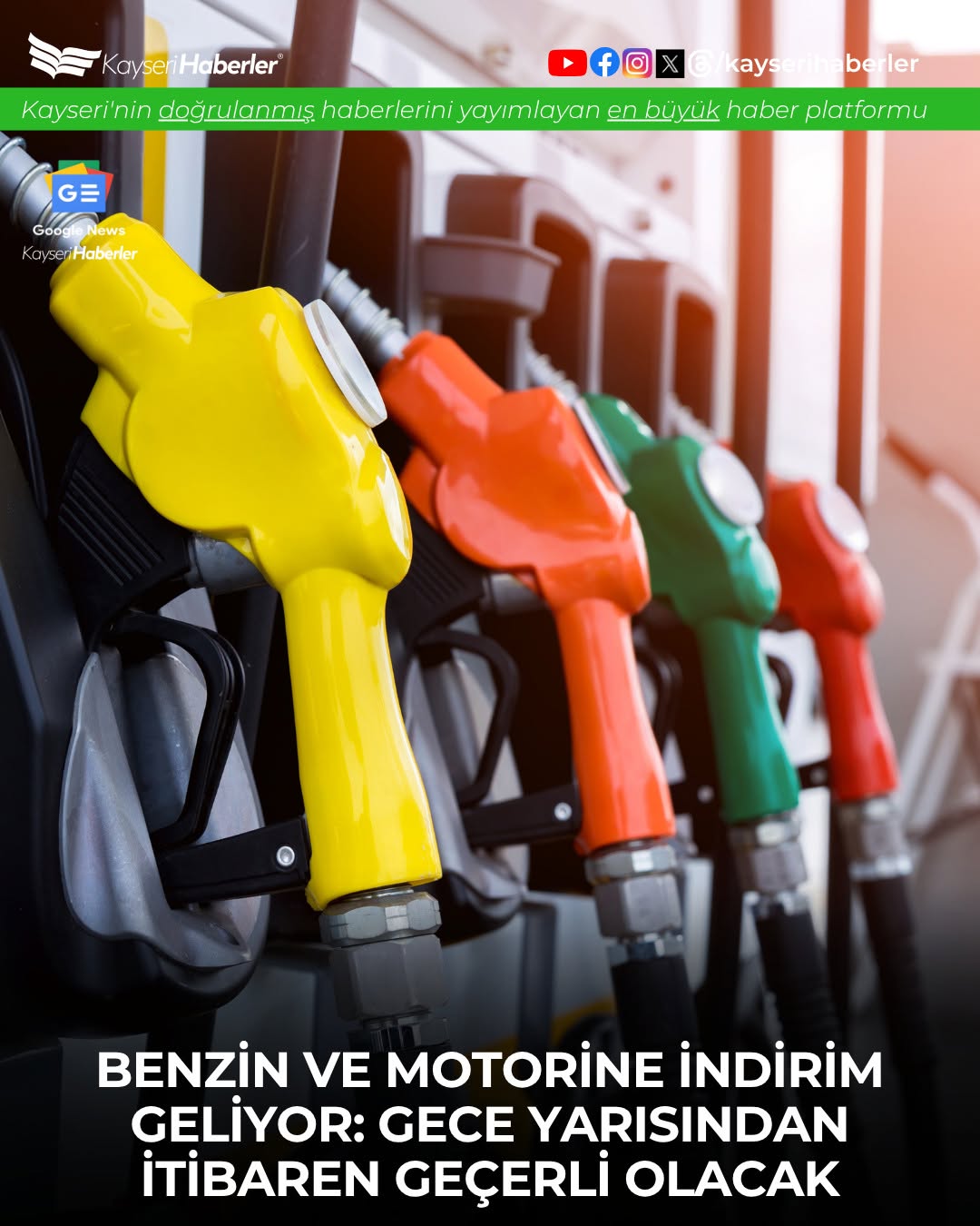Akaryakıta Gece Yarısından İtibaren Büyük İndirim: Benzinde 1.30 TL, Motorinde 1.40 TL Düşüş
