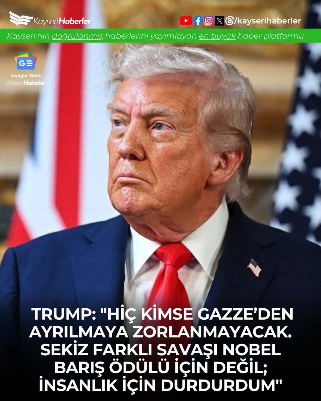 Trump'tan Gazze Açıklaması: 