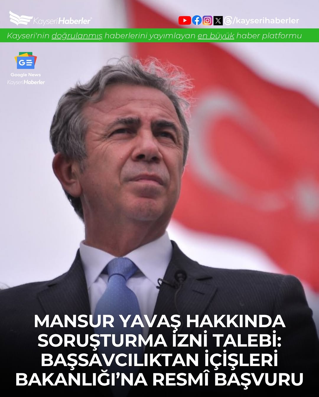Ankara Cumhuriyet Başsavcılığı, Mansur Yavaş Hakkında Soruşturma İzni İstedi