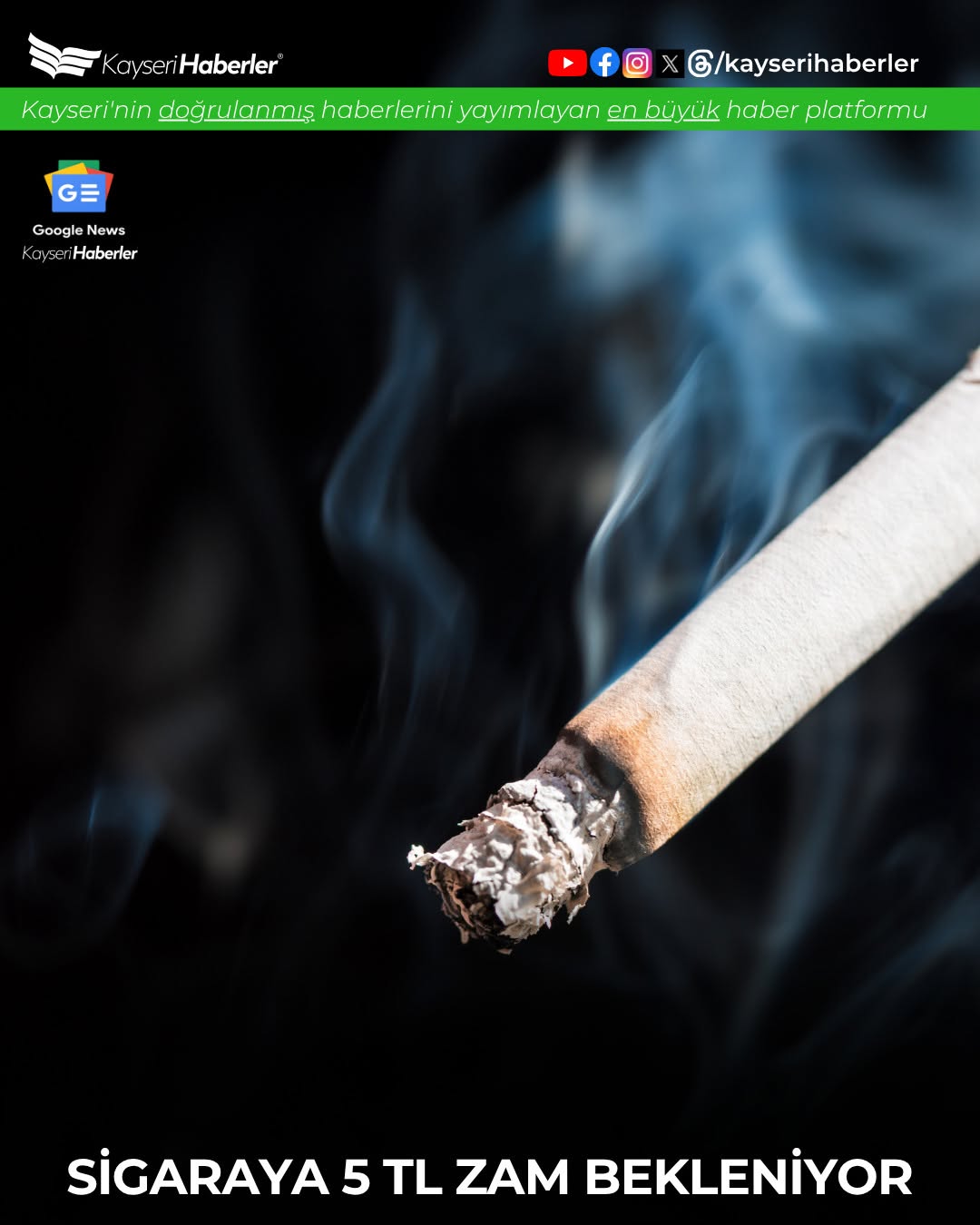 Sigara Fiyatlarına Ekim Ayında Yeni Zam Bekleniyor