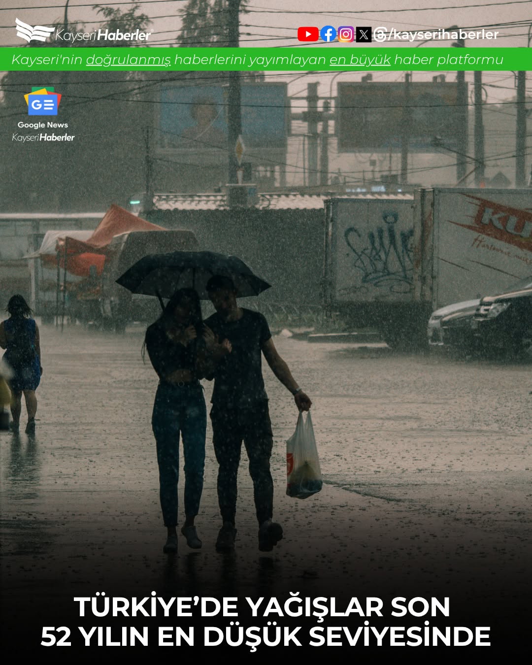 Türkiye'de Yağışlar 52 Yılın En Düşük Seviyesinde: Kuraklık Alarmı