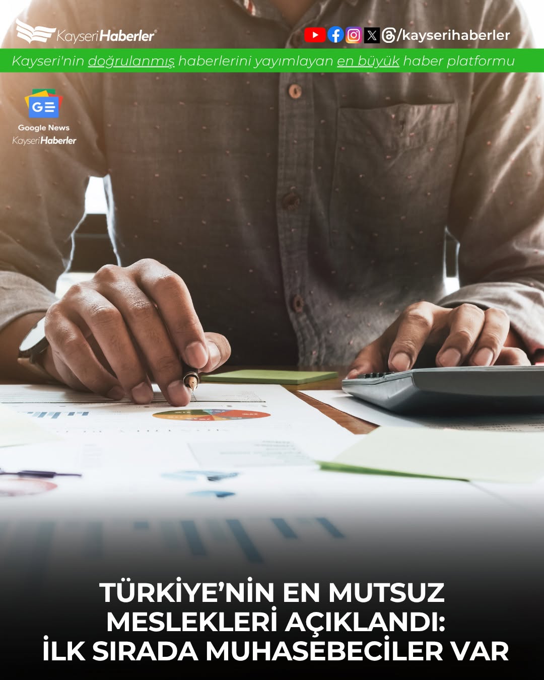 Türkiye'de En Mutsuz Meslek Grupları Açıklandı: Muhasebeciler Başı Çekiyor