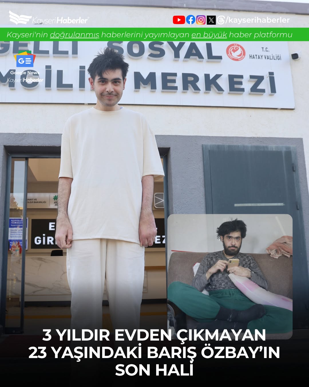 Kayseri ve Hatay'da Depremzede Barış Özbay için Tedavi Süreci Başlatıldı