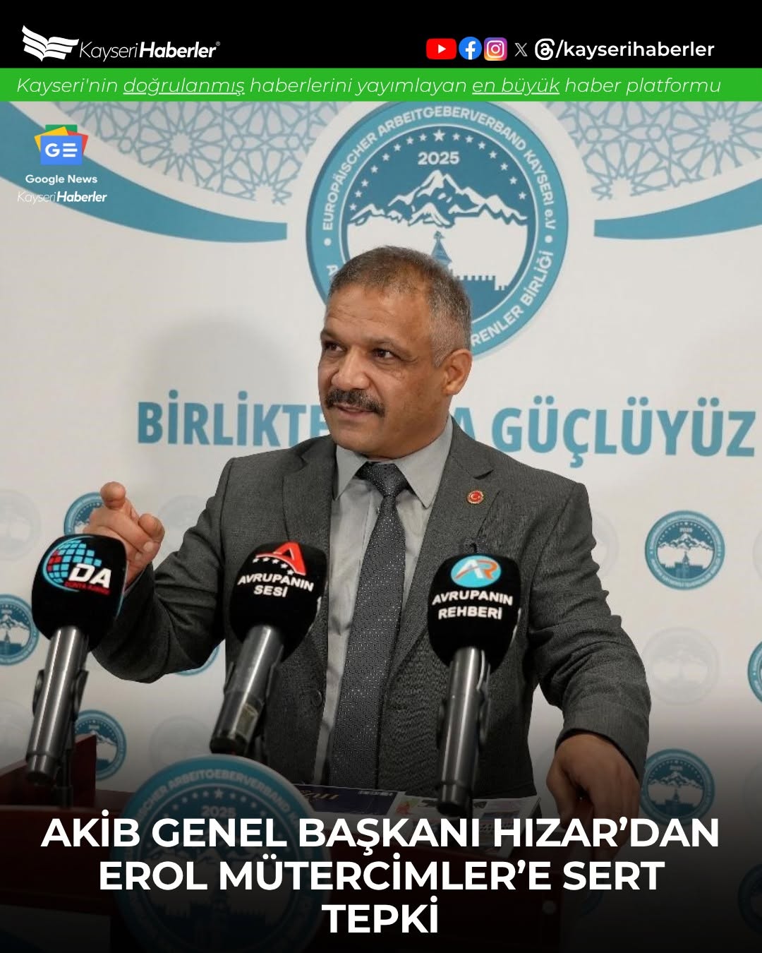 AKİB Başkanı Hızar, Mütercimler'in 