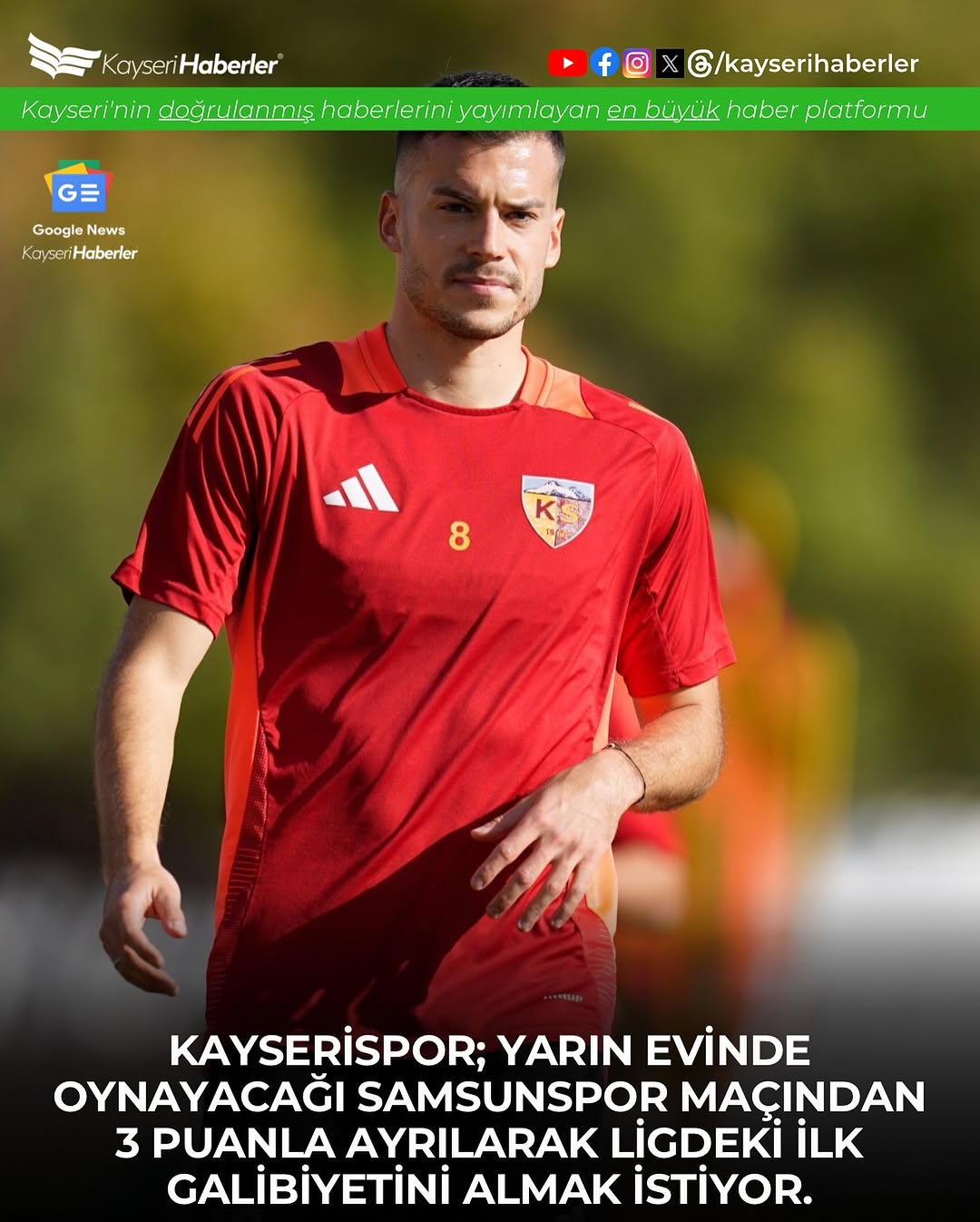 Kayserispor, Samsunspor Maçında İlk Galibiyetini Arıyor