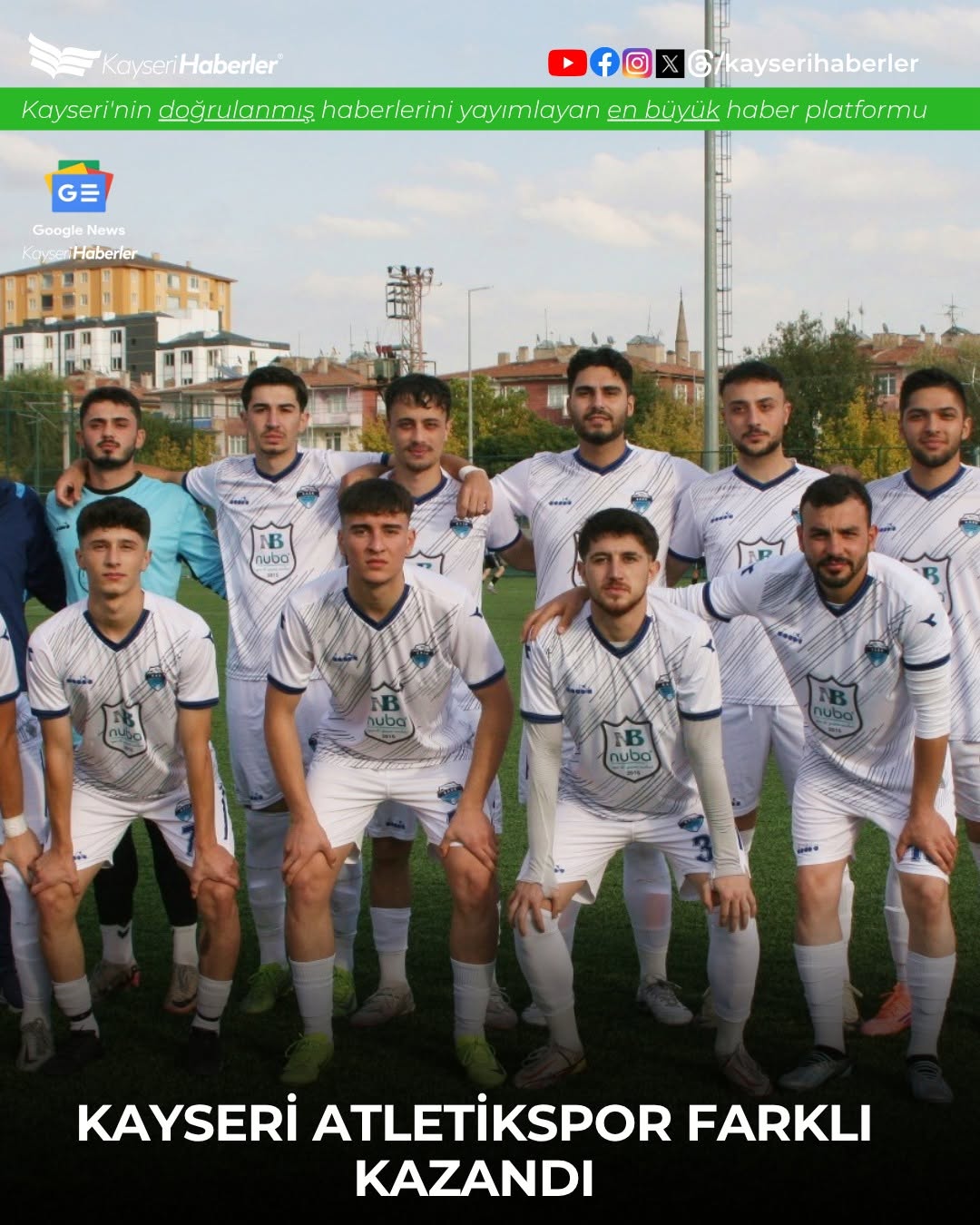 Kayseri Atletikspor, Süper Amatör Küme'de Fırtına Gibi Esiyor: 7-0'lık Galibiyetle Liderliğe Yükseldi