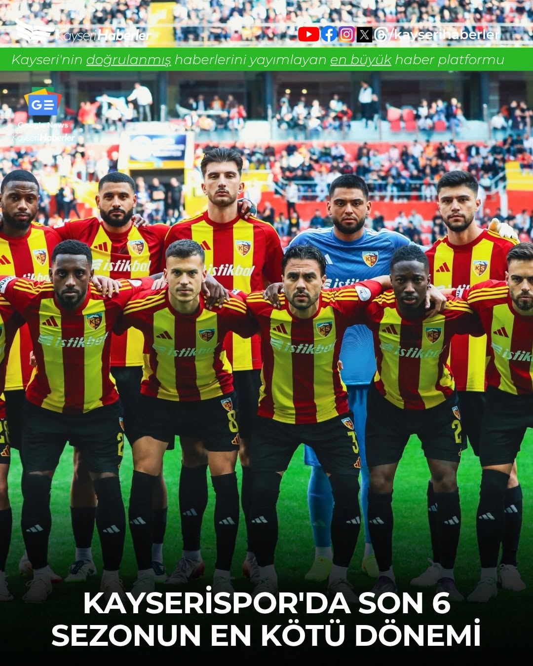 Kayserispor Süper Lig'de Tarihinin En Kötü Başlangıcını Yaptı