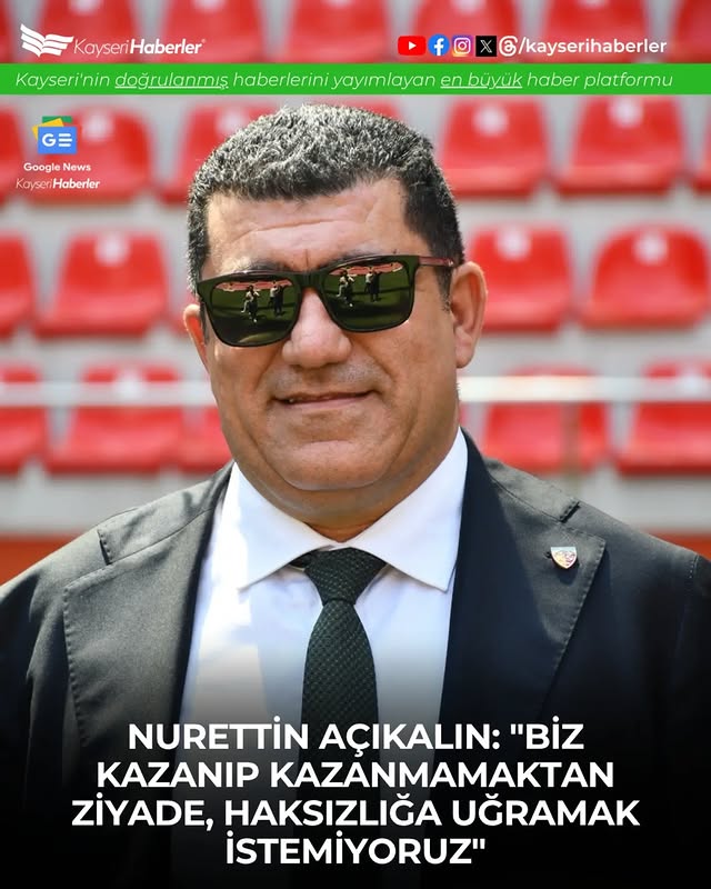 Kayserispor Başkanı Açıkalın'dan TFF ve MHK'ya Hakem Kararları Tepkisi