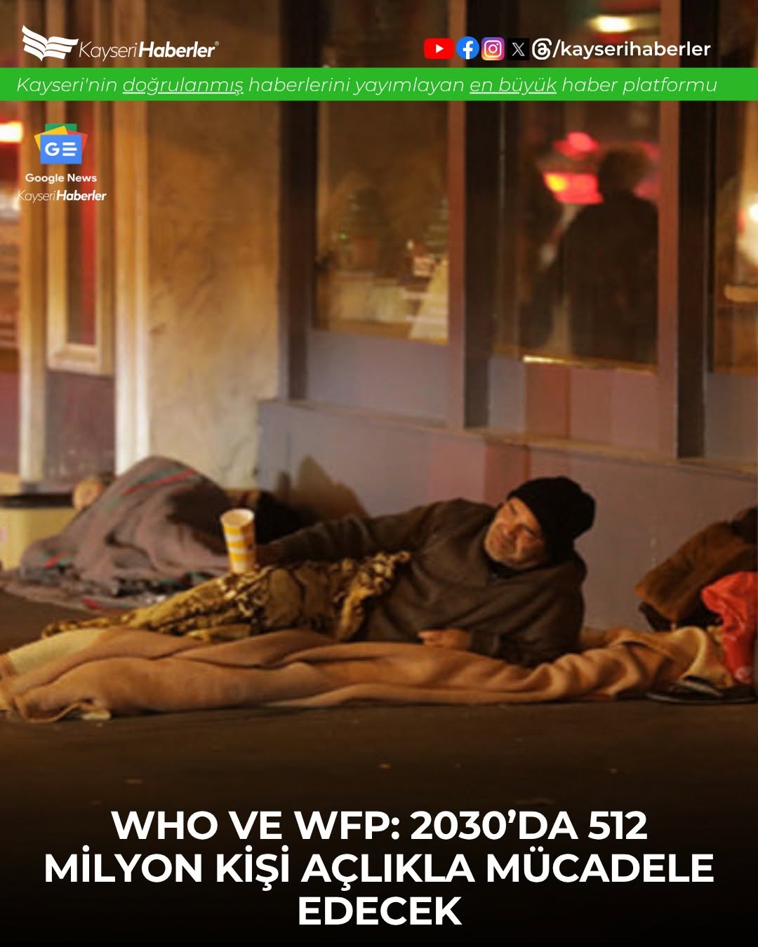 2030'da 512 Milyon İnsan Açlıkla Karşı Karşıya Kalacak