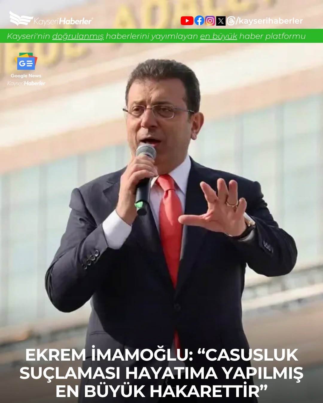 İmamoğlu'ndan Casusluk İddialarına Sert Tepki: 