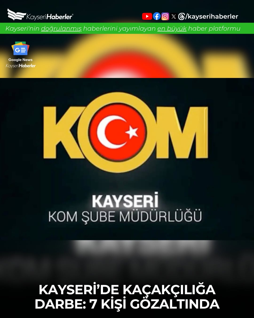 Kayseri'de Kaçakçılık Operasyonu: 27 Kg Kaçak Altın Ele Geçirildi